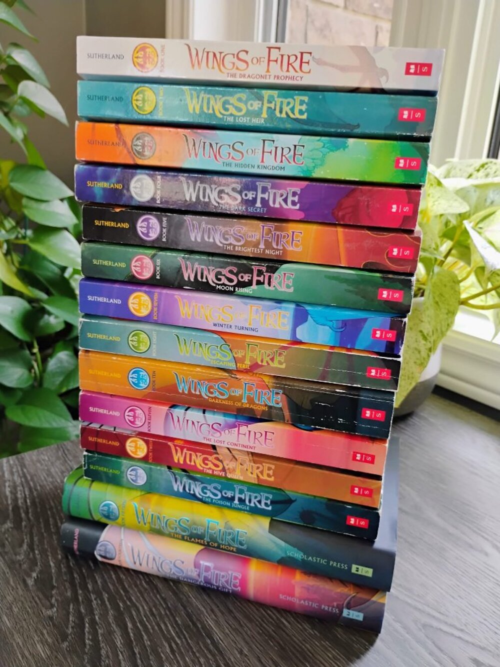 Wings of Fire Book Series by Tui T. Sutherland